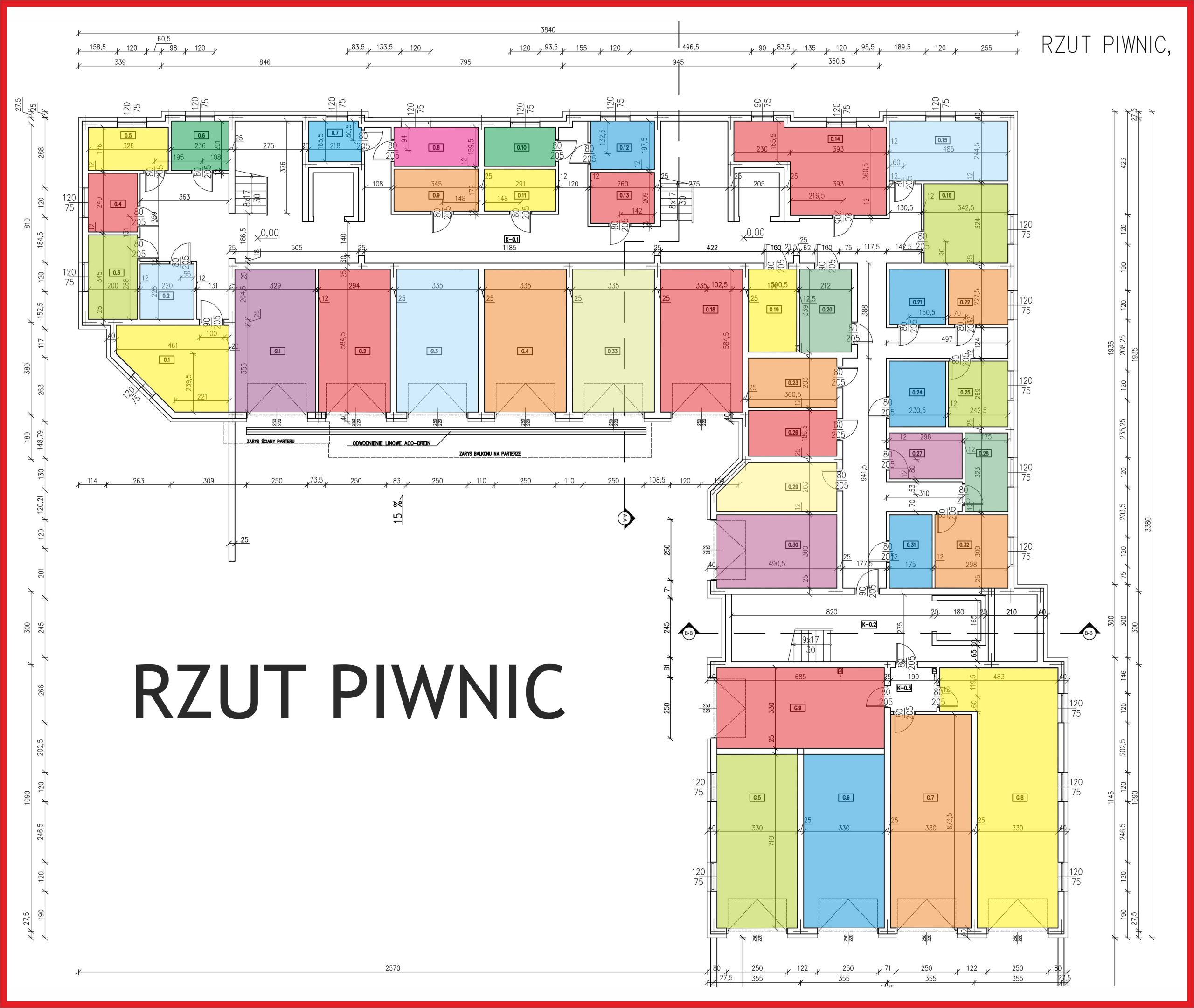 Mieszkanie 1C (3 pok, parter)