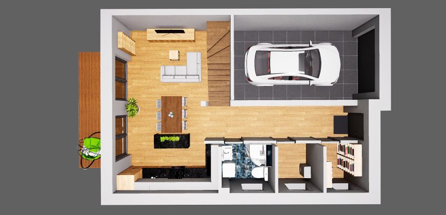 Dom jednorodzinny bliźniak 12E