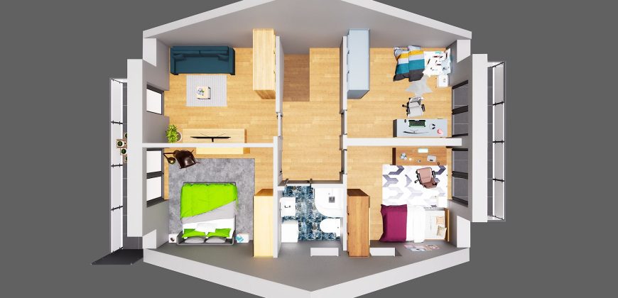 Dom jednorodzinny bliźniak 12E